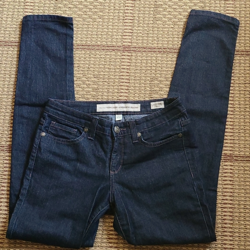 Nine West dark blue skinny jeans